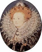 Nicholas Hilliard Portrat Elisabeth I, Konigin von England oil on canvas